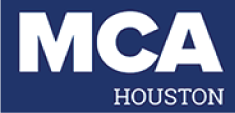 mca houston blue and white logo